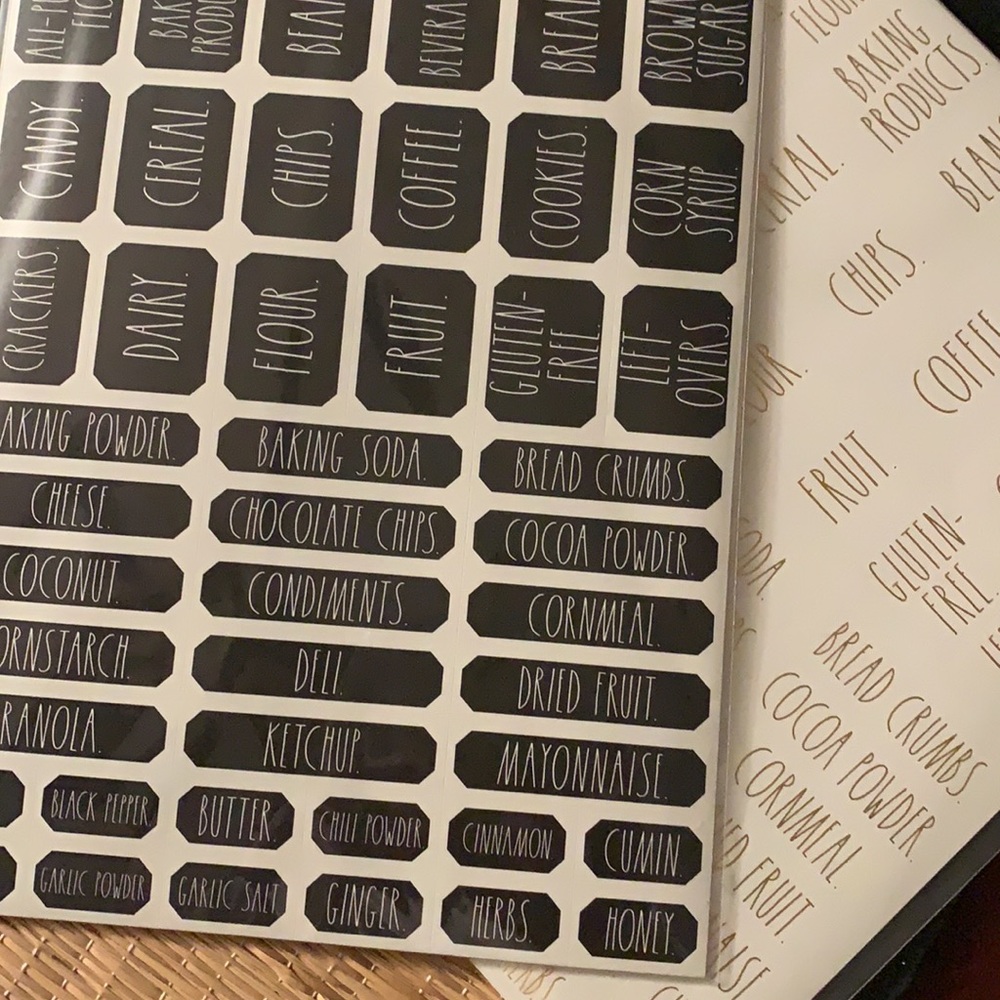 Rae Dunn labels